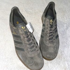 All Grey Adidas w/ Gum Bottom Never Worn